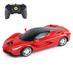 TURBO CHALLENGE - La Ferrari - RC Prestige - 095605 - Voiture Télécommandée - Rouge - 1/24 - Piles Non Incluses - Plastique - À Partir de 6 Ans