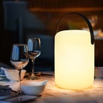 Lampe de Table led Veilleuse Portable Nomade Lampe de Chevet 16 Couleurs led Rechargeable sans Fil Multicolore Pour Jardin Extérieur- Trimec