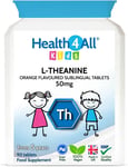 Health4All Kids L-Theanine 50Mg 90 Tablets. Focus for Children. Supports Attenti