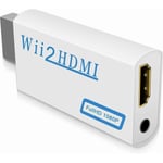 INF Nintendo Wii til HDMI-adapter - fuld HD 1080p Hvid