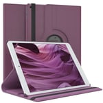 For Apple IPAD Air/2017/2018 Case 360° Degree Tablet Faux Leather Purple