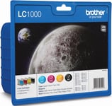 Original Brother LC1000 Multipack BCMY