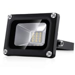 10W LED Floodlight Waterproof IP65 12V Low Pressure Outdoor Security Light 1000LM 3000K Warm Light Outdoor Floodlight Wall Lamp for Garden Yard Garage Warehouse Roof Playground