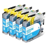 4 Cyan Ink Cartridge Compatible With Brother DCP-J4120DW J4420DW J4620DW LC223