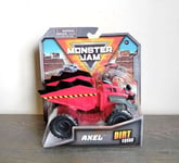 Monster Jam Dirt Squad Axel Red Spin Master Brand New