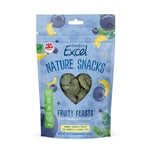 Burgess Excel Nature Snacks Fruity Feasts - Ekonomipack: 3 x 60 g