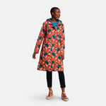 Regatta Orla Kiely Waterproof Mac Jacket Orange Tropical, Size: 8