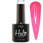 Halo Gel Nails LED/UV Halo Gel Polish Collection - Neon Pink 8ml (N2835)