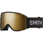"Smith Squad Mag, Black w/ Chromapop Sun Black Gold Mirror + Chromapop Storm Blue Sensor Mirror"