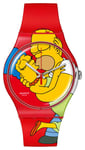 Swatch SO29Z120 x The Simpsons SWEET EMBRACE (41mm) Simpsons Watch