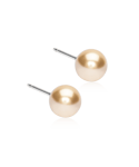Blomdahl Pearl örhänge titan 6mm Golden shimmer