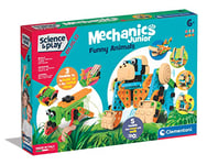 Clementoni 97860 Science and Play Junior Compendium-Building and Construction, Animal Assemble Toys-Mechanics Laboratory-Made in Italy, Chr, Multicolor Amazon Exclusive