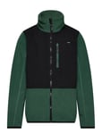 Carson Fleece Jacket Sport Fleece Outerwear Fleece Jackets Green ZigZag