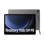 Samsung Galaxy Tab S9 FE Tablet with S Pen, 128GB, Long-lasting Battery, Gray, 3 Year Manufacturer Extended Warranty (UK Version)