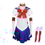 Kvinnor Sailor Moon Kostym Cosplay Party Uniform Outfit Set Gåvor L 3XL