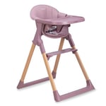 Chaise haute enfant MoMi KALA avec harnais de sécurité 5 points, pour enfant de 6 à 36 mois, pliable, repose-pieds réglable (2 niveaux), plateau lavable au lave-vaisselle (70°C), assemblage sans outil