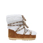 Moon Boot Light Shearling Låga Stövlar Whisky/Off White | Brun | 31-32 EU