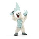 SCHLEICH Eldrador Creatures Blizzard Bear with Weapon Toy Figure - 42510