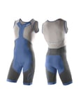 2XU Perform Compression Trisuit Mens Charcoal/Pacific Blue - XS