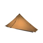 1 Person Outdoor Ultralight Camping Tent 3 Season Professional 20D Nylon Both Sides Silicon Tent fishing tent tents blackout tent camping tent pop up tent (Color : 20D Khaki)