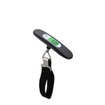 Portable Digital Luggage Weighing Scale & Electronic Suitcase Handheld Scale Hanging Scale for Travel/Outdoor/Home Use,110 lb/50KG(Black)