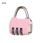 Padlock Code Lock 3 Digit Password Pink