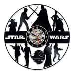 Vinyl Record Wall Clock Star Wars Decorative Gift