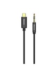 Baseus Yiven Audio cable USB-C to mini jack 3.5mm 1.2m (Black)
