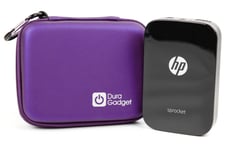 DURAGADGET Purple EVA Case with Soft Lining - Compatible with HP Sprocket Printer | HP Sprocket 2-in-1 Portable Photo Printer & Instant Camera | HP Sprocket 200 (2nd Generation) & Polaroid ZIP