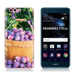Huawei P10 Lite Skal med dessert motiv - Plommon