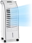 Klarstein 65W Portable Air Cooler, 4-In-1 Evaporative Air Coolers for Home, Sile