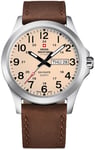 Swiss Military by Chrono SMP36040.29 Beige/Læder Ø42 mm