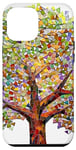Coque pour iPhone 14 Plus Chêne coloré | Art mosaïque arbre de vie