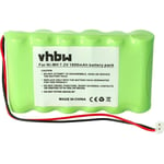 NiMH Batterie 1800mAh (7.2V) pour stimulateur musculaire Compex Fitness, Fitness Tens, Medicompex, Mi-Fitness Trainer, Mi-Sport 500, Sport 2, 3 - Vhbw