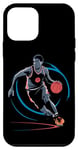 iPhone 12 mini Basketball Player Dribbling Case