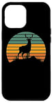 Coque pour iPhone 15 Pro Max Cerf vintage - Design élan naturel - Cerf rétro
