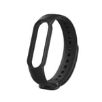 Xiaomi Mi Band 5/6/7 silikonreim - Svart