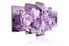 Tavla Purple Wave 100x50 - Artgeist sp. z o.
