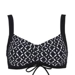Milos Island Rosanna Bikini-Bh Med Protesficka Black/White, Damella