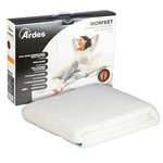 ARDES - AR4F11 Chauffe-lit 1 Place Électrique MORFEET Couverture Chauffante 60W avec Chauffe-pieds Intégré, Surmatelas Chauffant Lit 1 Place Électrique 2 Zones Chaudes, Couverture Thermique 1 Place