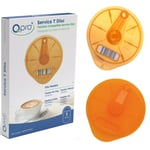 Orange T-Disc Barcode Cleaning Disc for Tassimo Pod Machines 17001491, 00632396