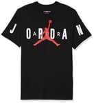 Nike Homme Jordan Air Stretch T-Shirt, Black/White/Black, S EU