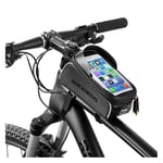ROCKBROS MTB waterproof bicycle bike top frame bag for 6-inch Smartphone