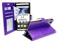 Crazy Horse Wallet Sony Xperia L1 (G3311) (Lila)