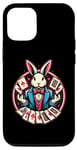 Coque pour iPhone 15 Pro Carte baguette magicienne chapeau lapin tours de magie illusionniste