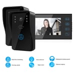 7in Waterproof Video Intercom Doorbell 2 Camera 1 LCD Monitor Security Door SLS