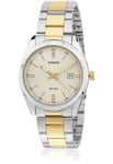 Mens Watch CASIO MTP-1302PSG-7A Steel Bracelet Bicolored Golden Gold