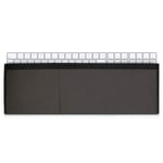kwmobile Cover Compatible with Apple Magic Keyboard with Numeric Keypad - 3-in-1 Cover for Keyboard, Track Pad, Mouse - Dark Grey
