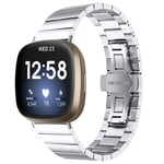 Fitbit Versa 4 Metal Watch Band - Sølv