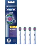 Oral-B PRO 3D White Electric ToothBrush  Heads 4 Pack White NEW GENUINE